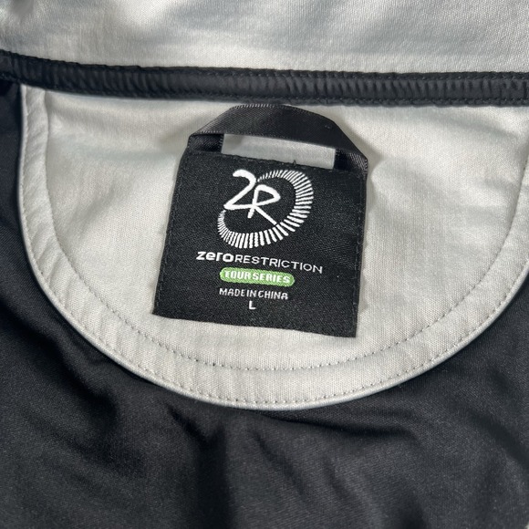 Zero Restriction Golf Jacket Men Large Gray‎ Country Club Full Zip Tour Series - Picture 3 of 10